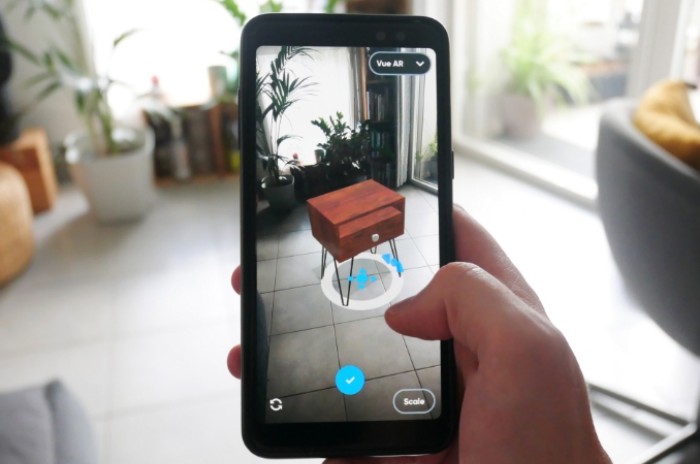 Meuble 3D modélisé avec l'application Moblo