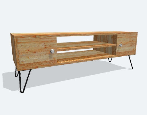 3D furniture designed with Moblo, app for DIY